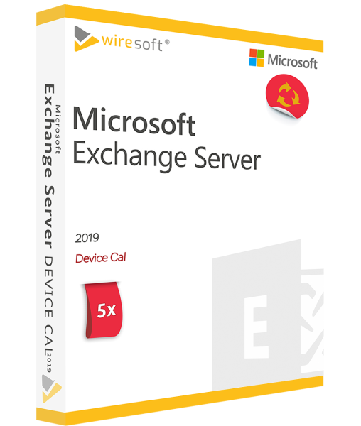 MICROSOFT EXCHANGE SERVER 2019 - 5 PACK DEVICE CAL
