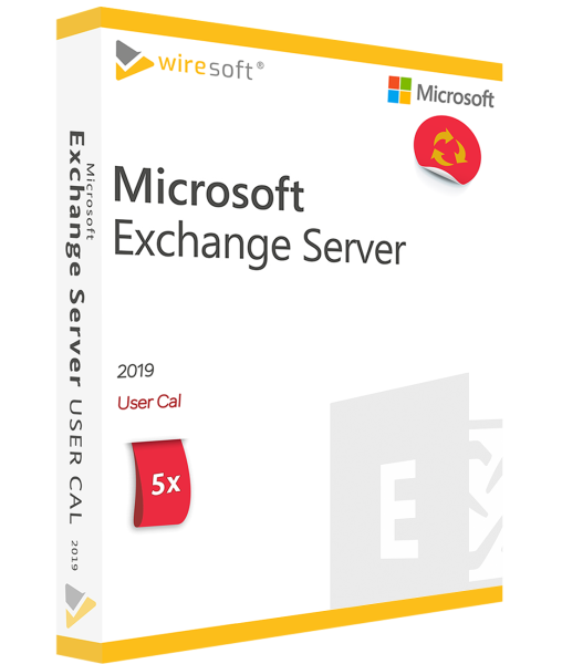 MICROSOFT EXCHANGE SERVER 2019 - 5 PACK USER CAL